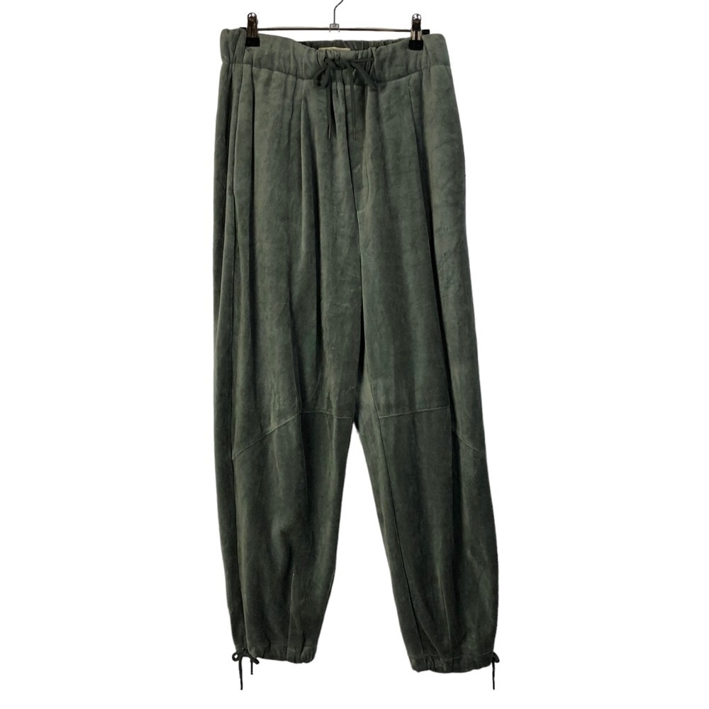 Urban Outfitters UO Zoe Green Velour‎ Balloon Jogger Pants M